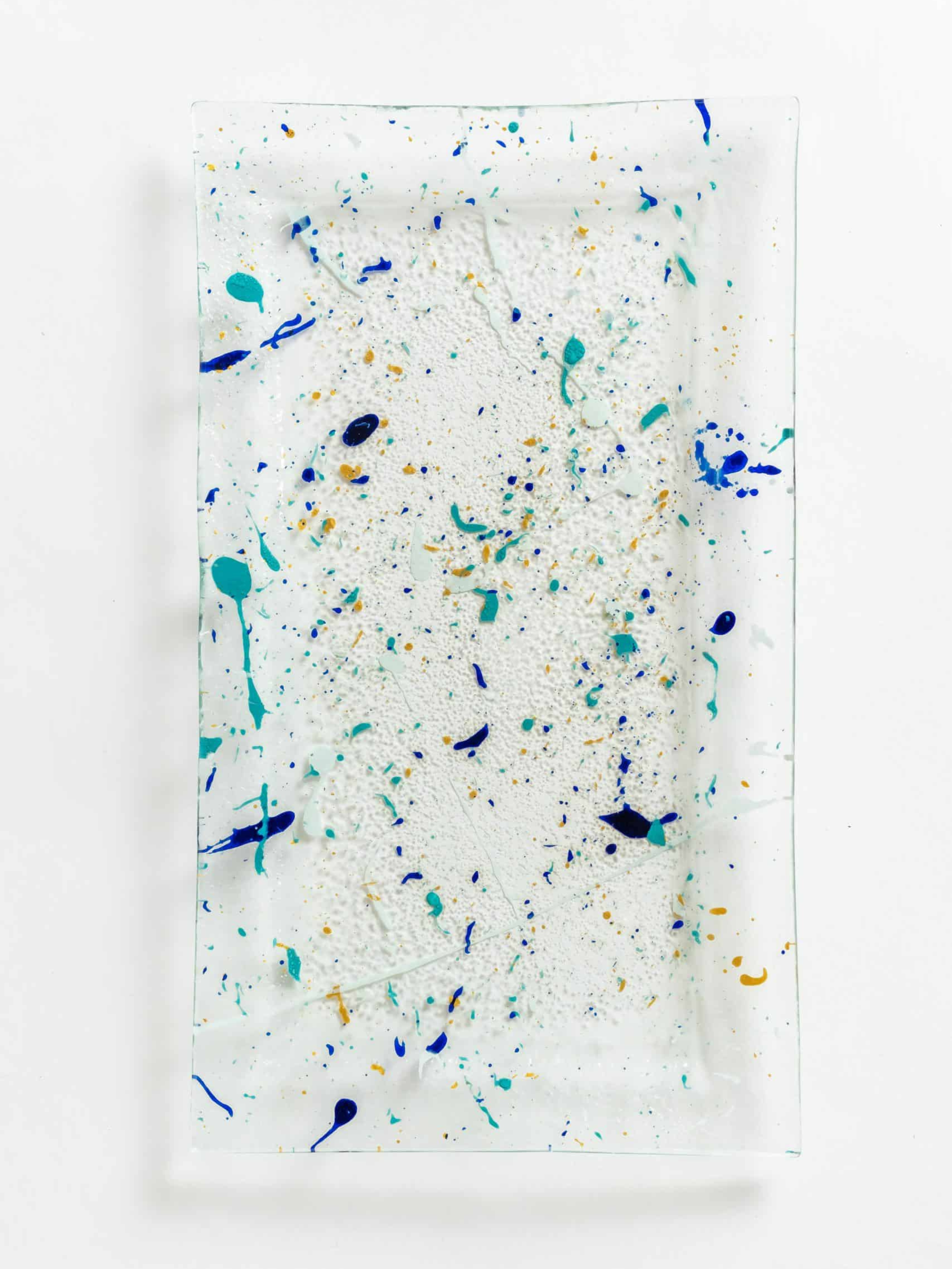 מגש שפריץ כחול